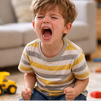 Sinal 1: Crises de ansiedade, choros frequentes ou explosões emocionais